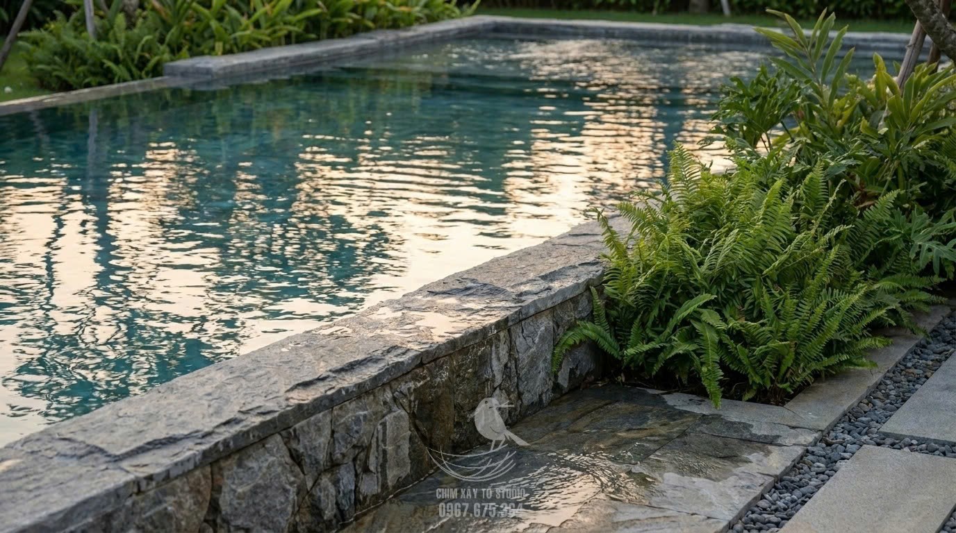 Villa sân vườn nhiệt đới tại Chư Prông, Gia Lai - Chim Xây Tổ Studio