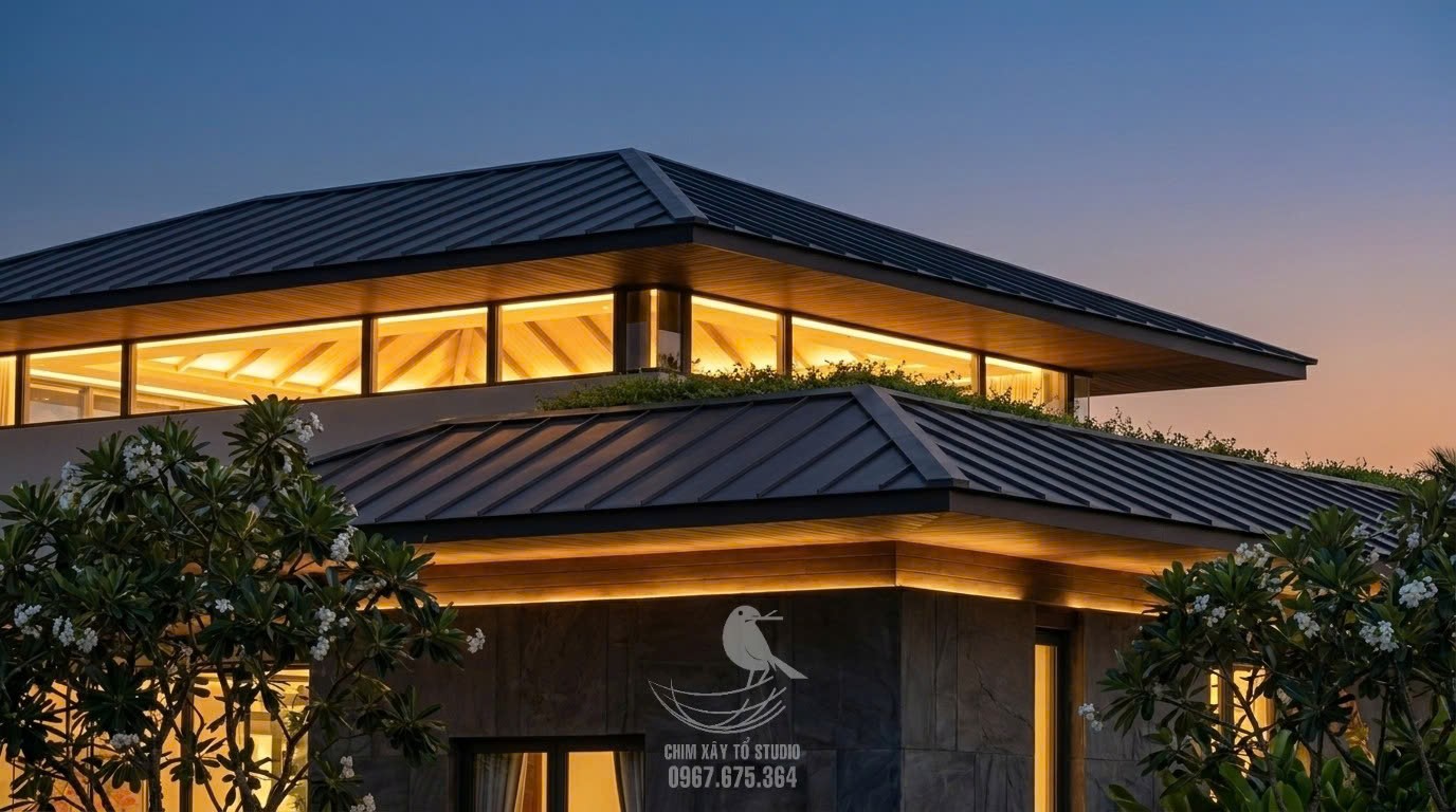 Villa sân vườn nhiệt đới tại Chư Prông, Gia Lai - Chim Xây Tổ Studio
